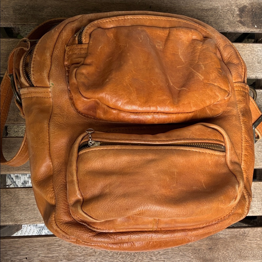Vintage Karl Lopker Styled Steer leather bag